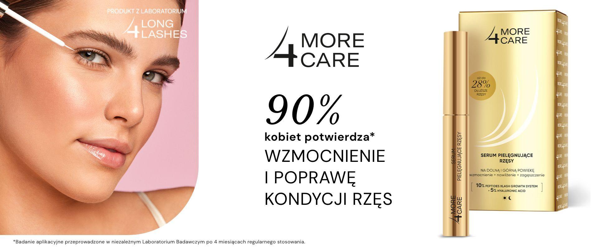 More4Care z kampanią dla serum pielęgnującego rzęsy